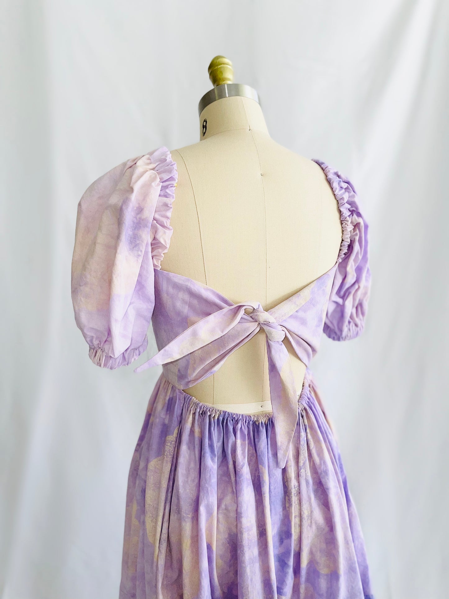 Hand Dyed Shell Print Quinn Dress