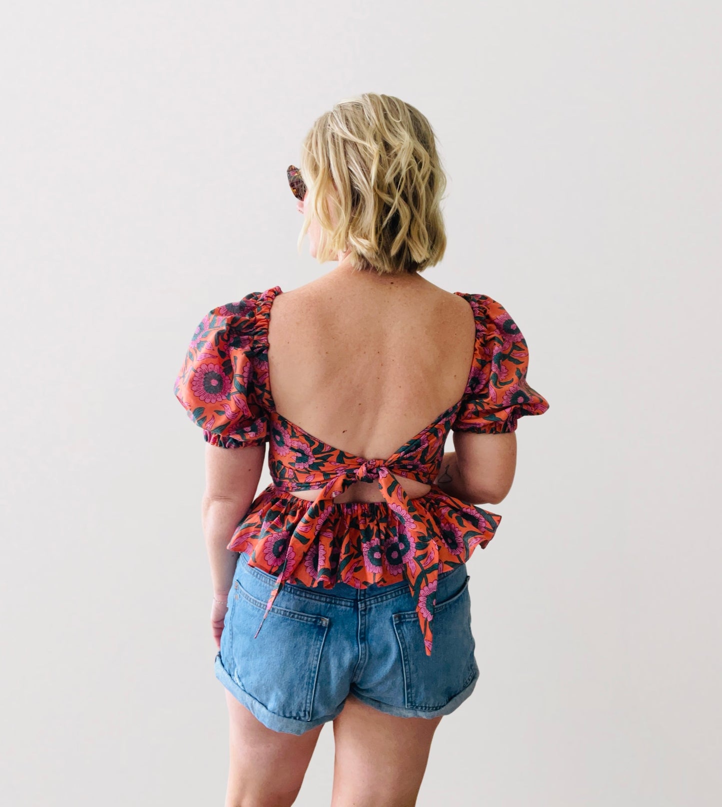 Quinn Peplum Top