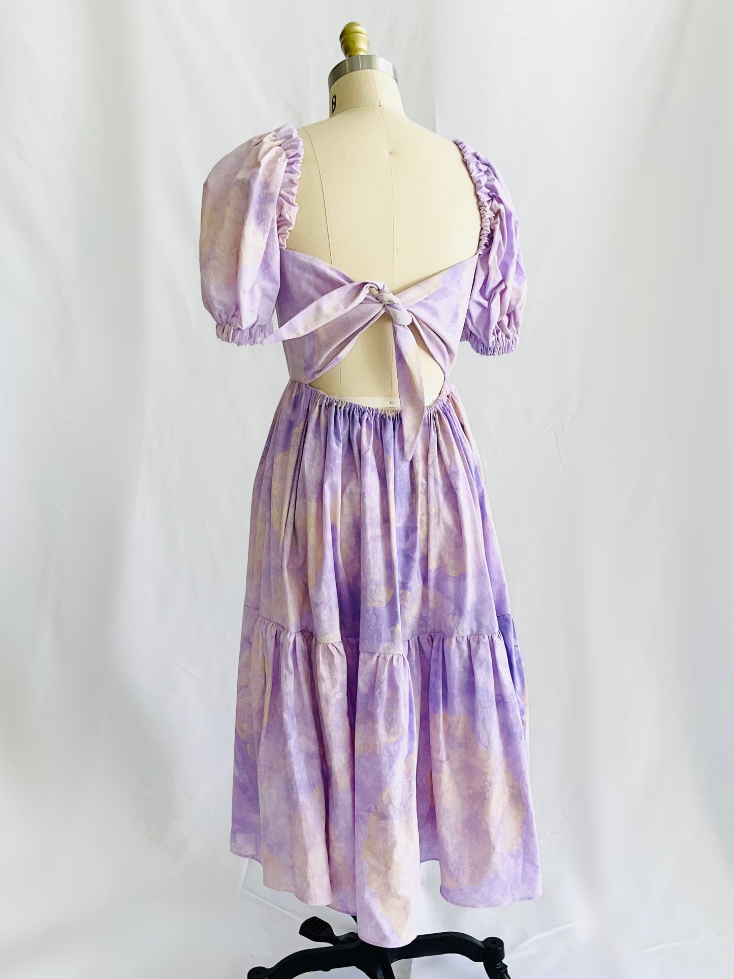 Hand Dyed Shell Print Quinn Dress
