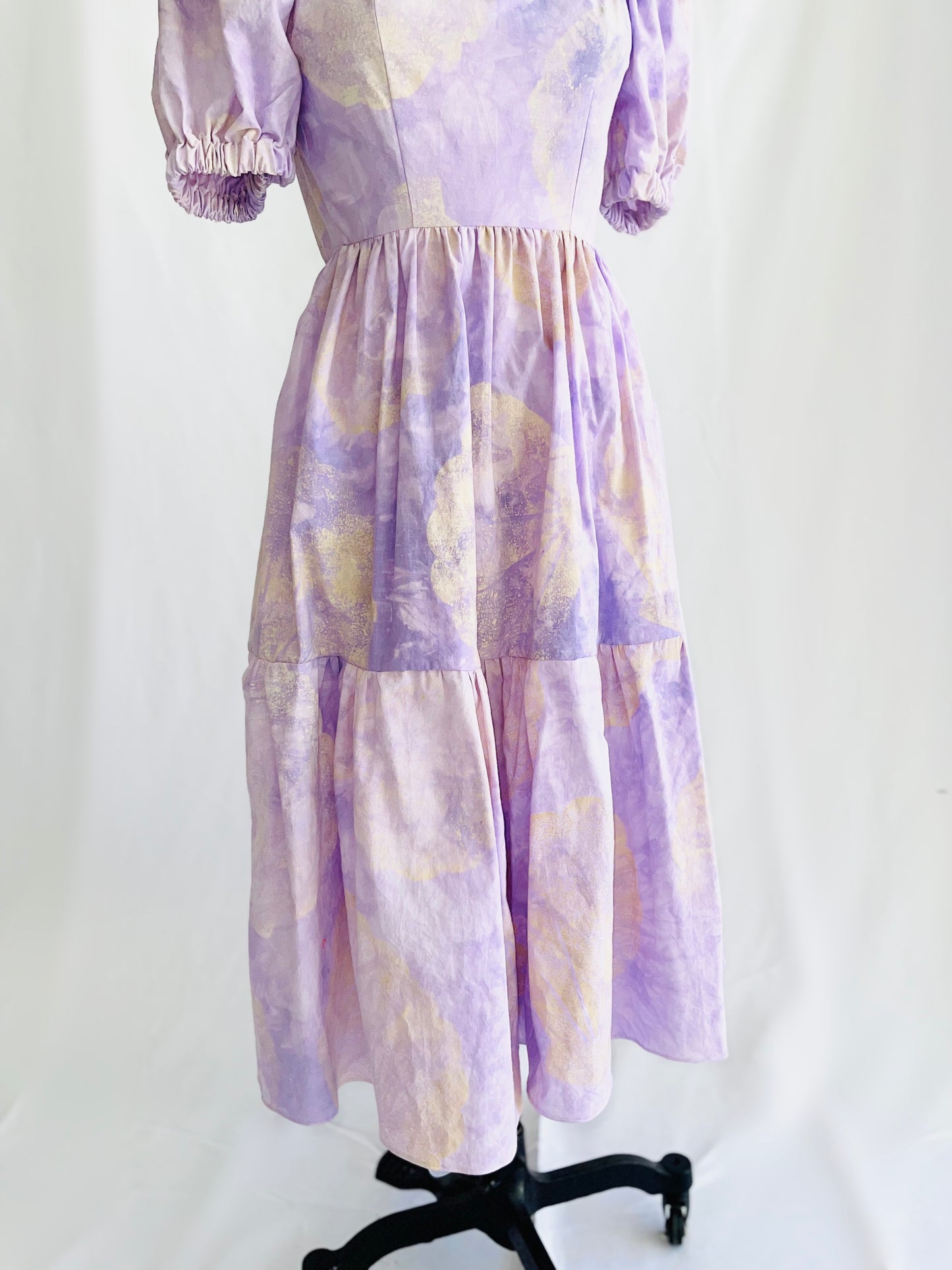 Hand Dyed Shell Print Quinn Dress