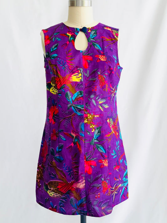 Retro Keyhole Mini Dress