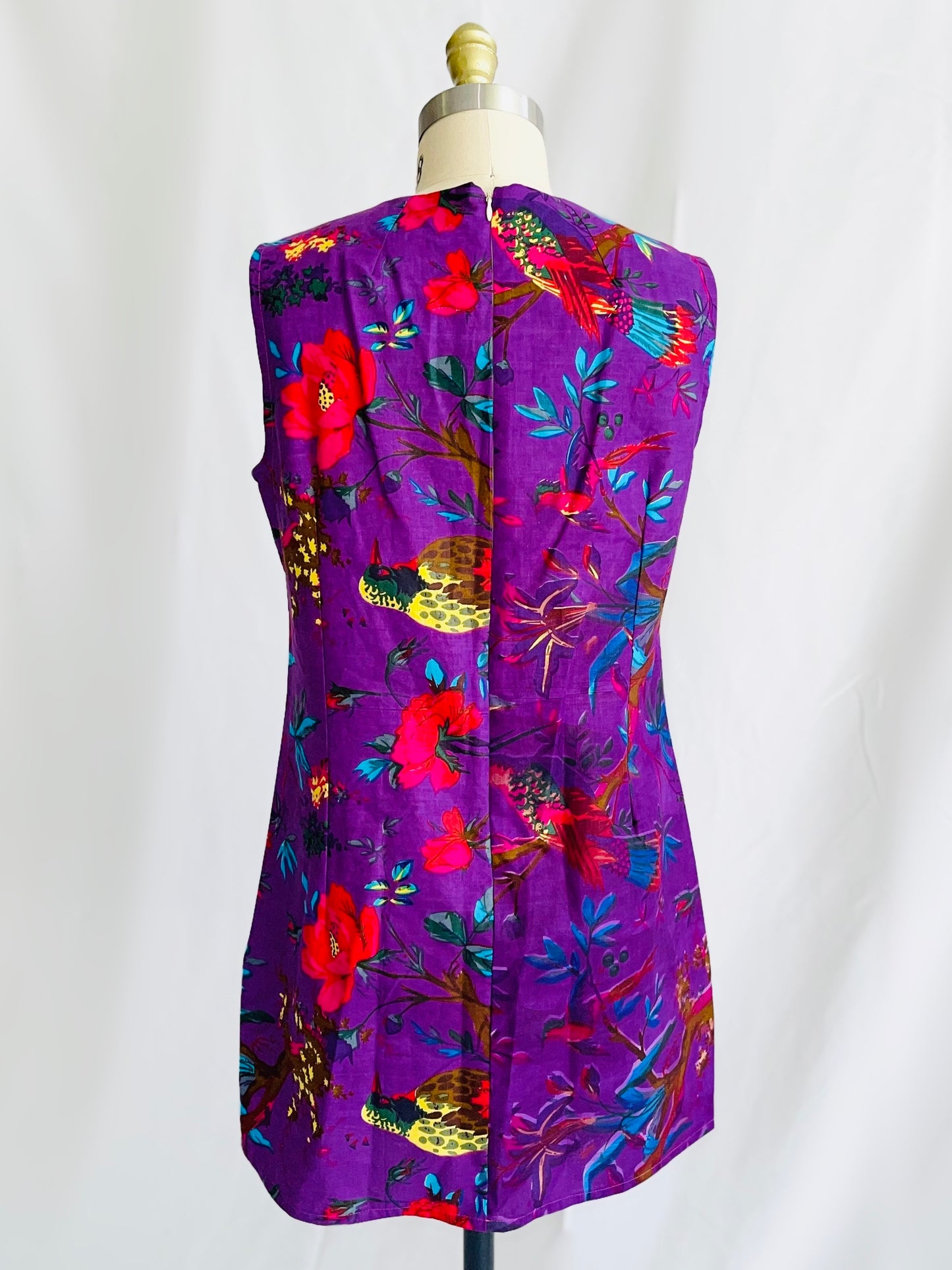 Retro Keyhole Mini Dress
