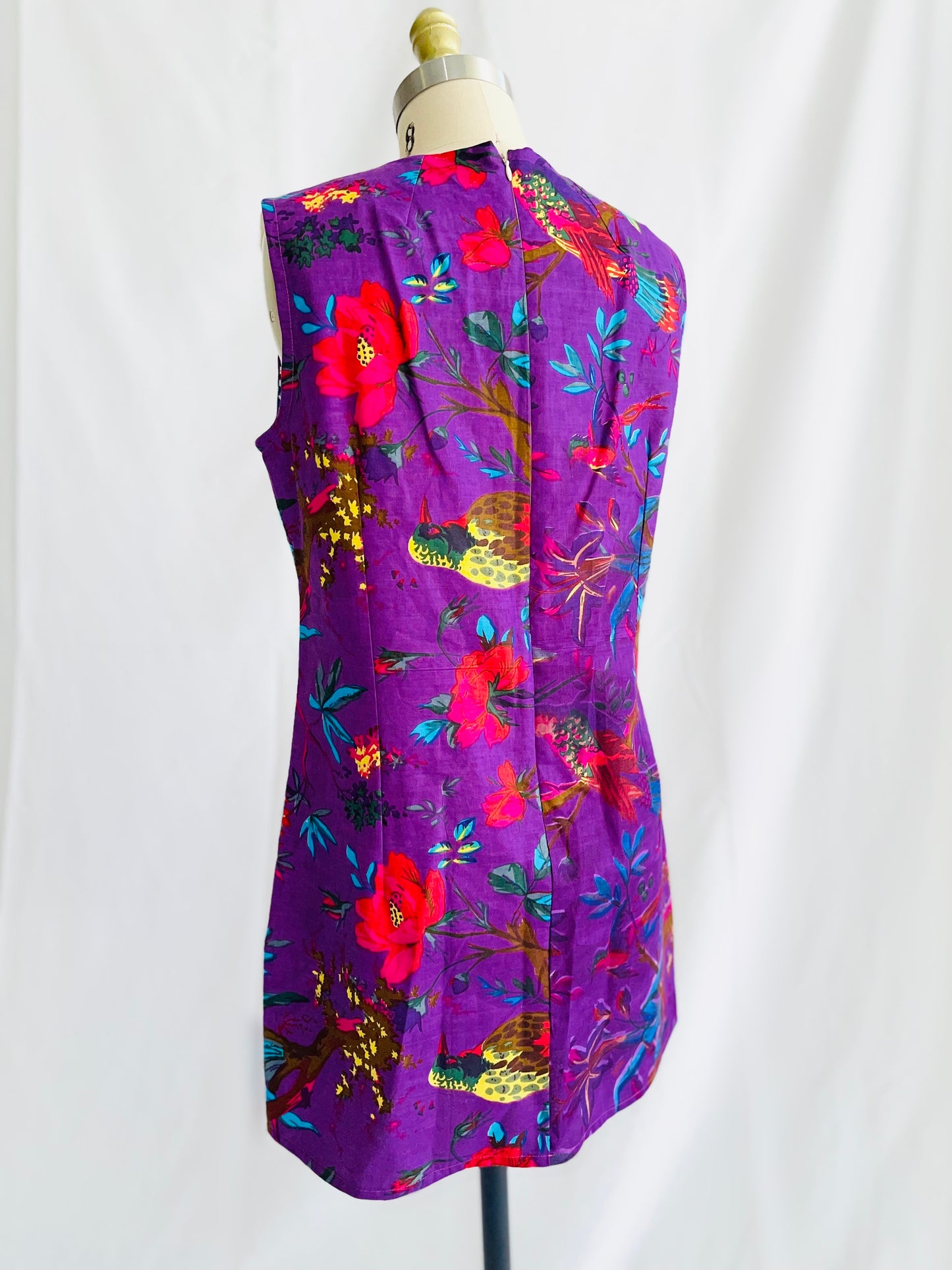 Retro Keyhole Mini Dress